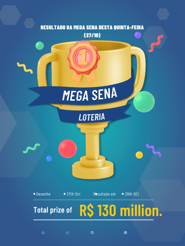 Sorteio de $ 140 milhões da Mega Sena